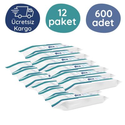 Pine Vücut Temizleme Havlusu 50'li (12 Paket) - 1