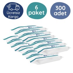 Pine Vücut Temizleme Havlusu 50'li (6 Paket) - Pine