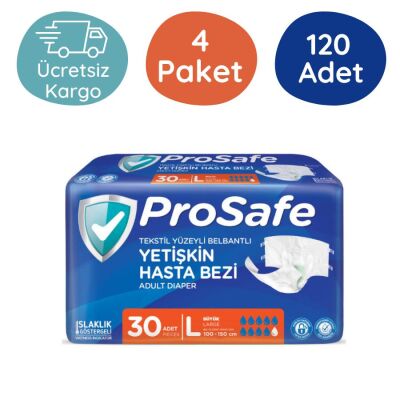 Prosafe Belbantlı Hasta Bezi Büyük (L) 120 Adet - 1