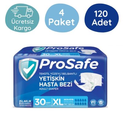 Prosafe Belbantlı Hasta Bezi Extra Büyük (XL) 120 Adet - 1