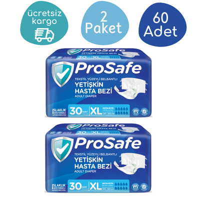 Prosafe Belbantlı Hasta Bezi Extra Büyük (XL) 60 Adet - 1