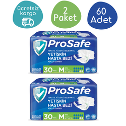 Prosafe Belbantlı Hasta Bezi Orta (M) 60 Adet - Prosafe