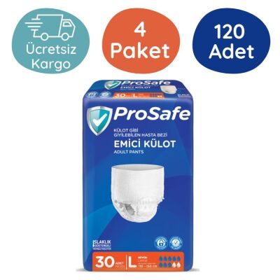 Prosafe Emici Külot Hasta Bezi Büyük (L) 120 Adet - 1