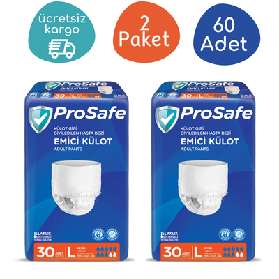 Prosafe Emici Külot Hasta Bezi Büyük (L) 60 Adet - 1