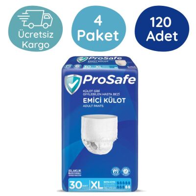 Prosafe Emici Külot Hasta Bezi Extra Büyük (XL) 120 Adet - 1