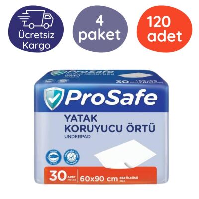 Prosafe Yatak Koruyucu Örtü 60x90 cm 30'lu (4 Paket) - 1