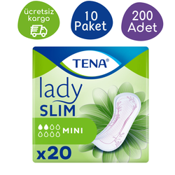 TENA Lady Slim Mini Mesane Pedi 20'li (10 Paket) - Tena