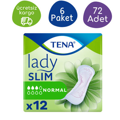 TENA Lady Slim Normal Mesane Pedi 12'li (6 Paket) - 1