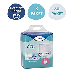 Tena Proskin Pants Extra 6 Damla Large 60 Adet Emici Külot Hasta Bezi - Tena
