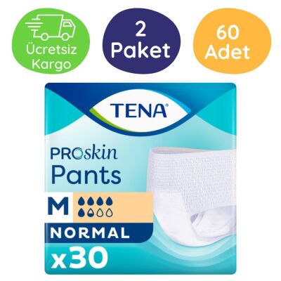 Tena Pants 5.5 Damla Orta Boy (M) 30 Adet 2'li Paket Emici Külot - 1
