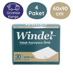 Yatak Koruyucu Örtü (60x90 cm) 30'lu 4 Paket - Windelhosen